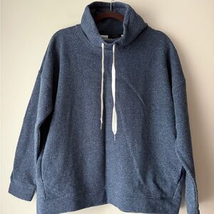 J. Crew Heathered Navy Sweatshirt